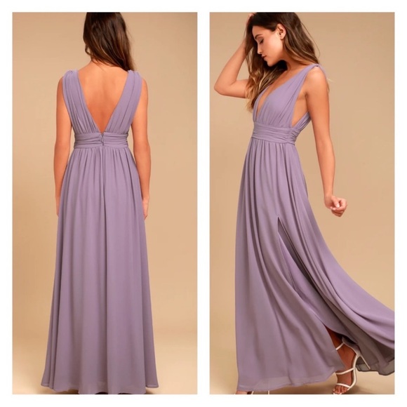 NEW Lulus Prom Wedding Bridesmaid Flowy Romantic Heavenly Hues Maxi Dress - Picture 4 of 9